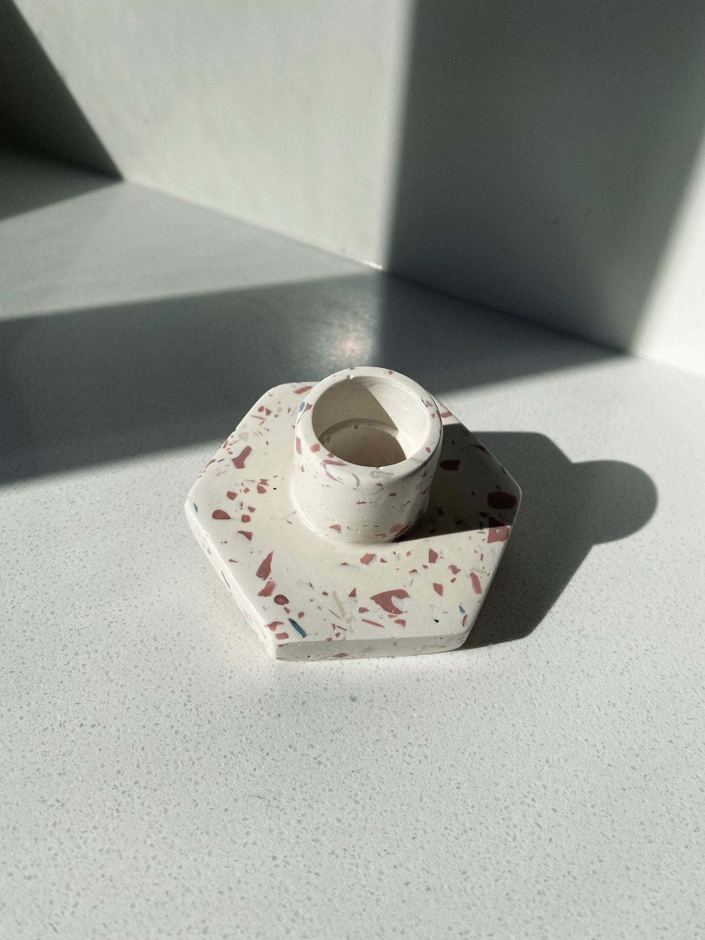 Terrazzo Candlestick Holder