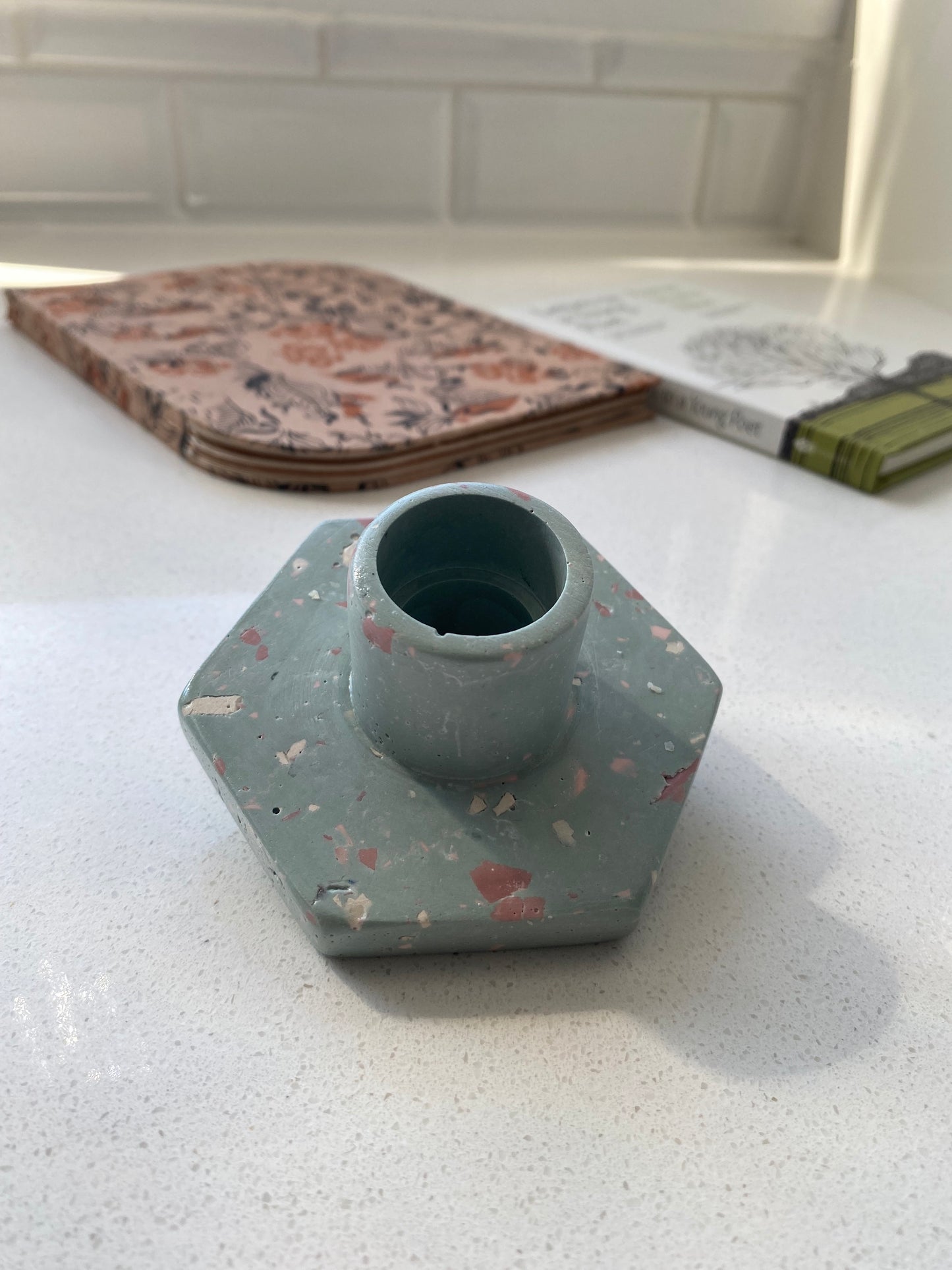 Terrazzo Candlestick Holder