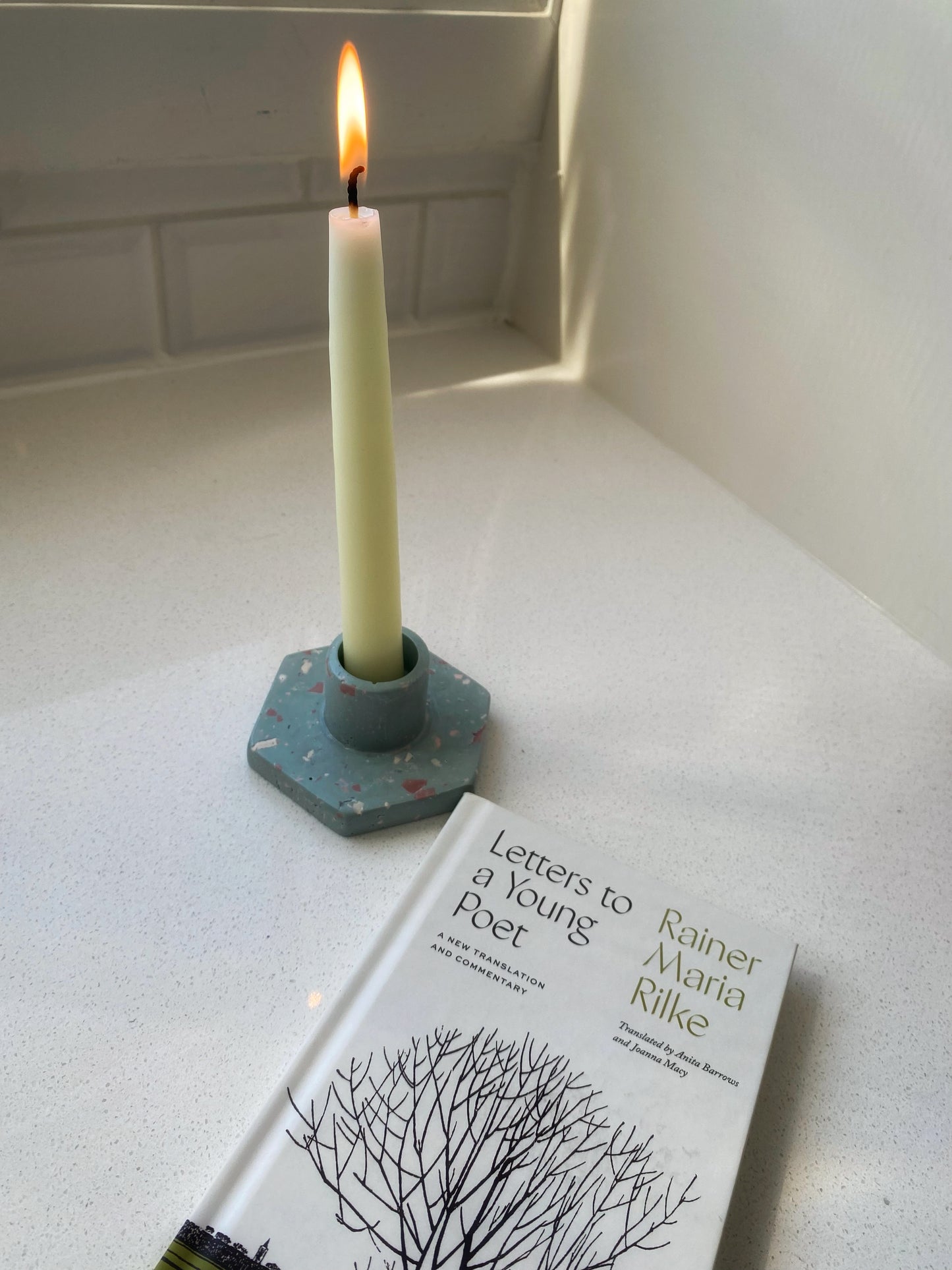 Terrazzo Candlestick Holder