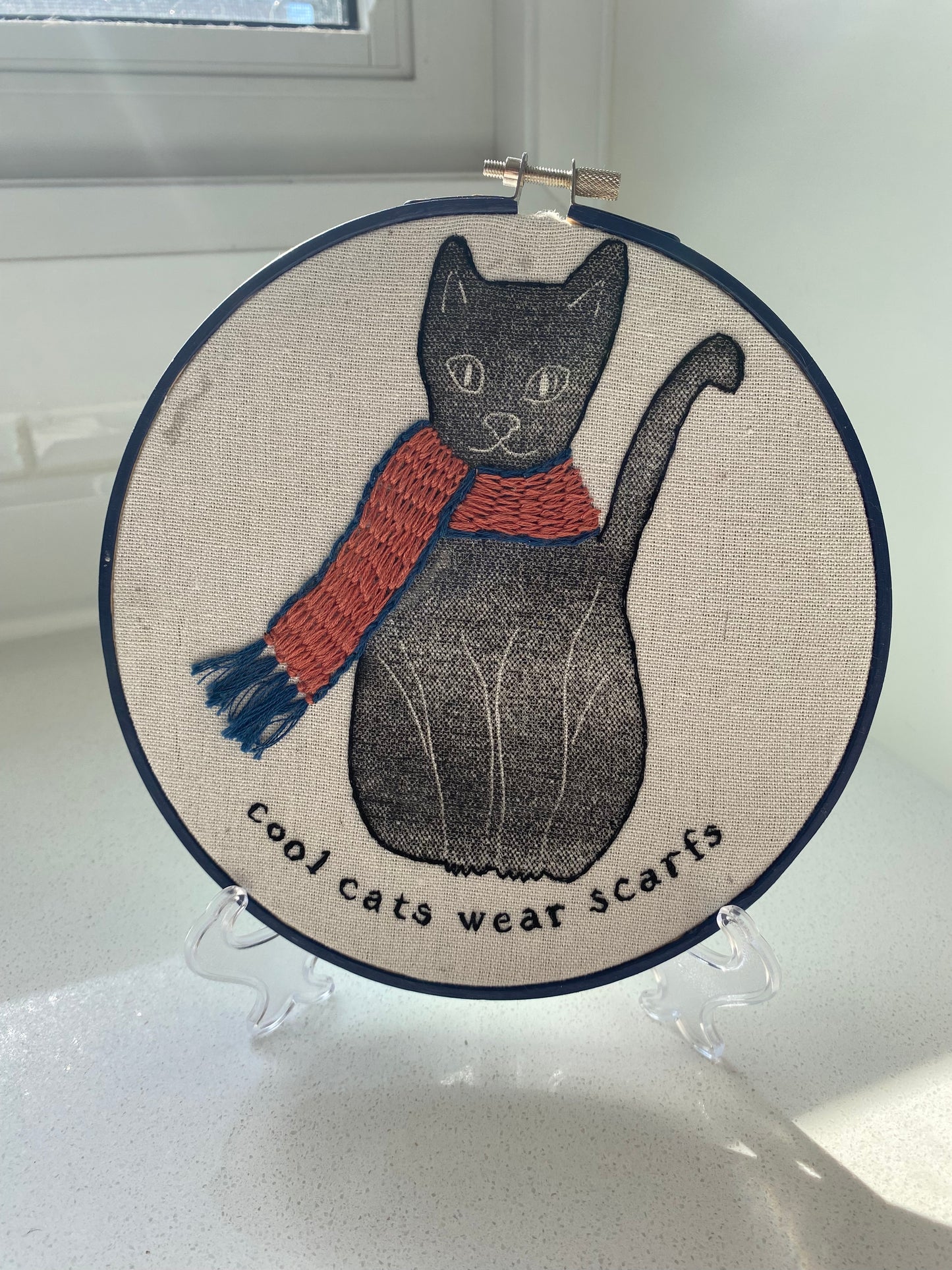 Cool Cats Decorative Hoop
