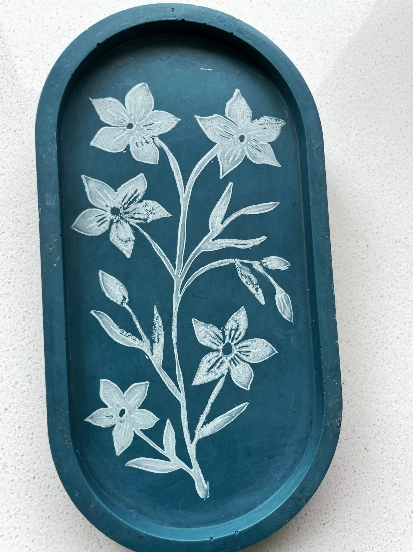 Oval Handprinted tray