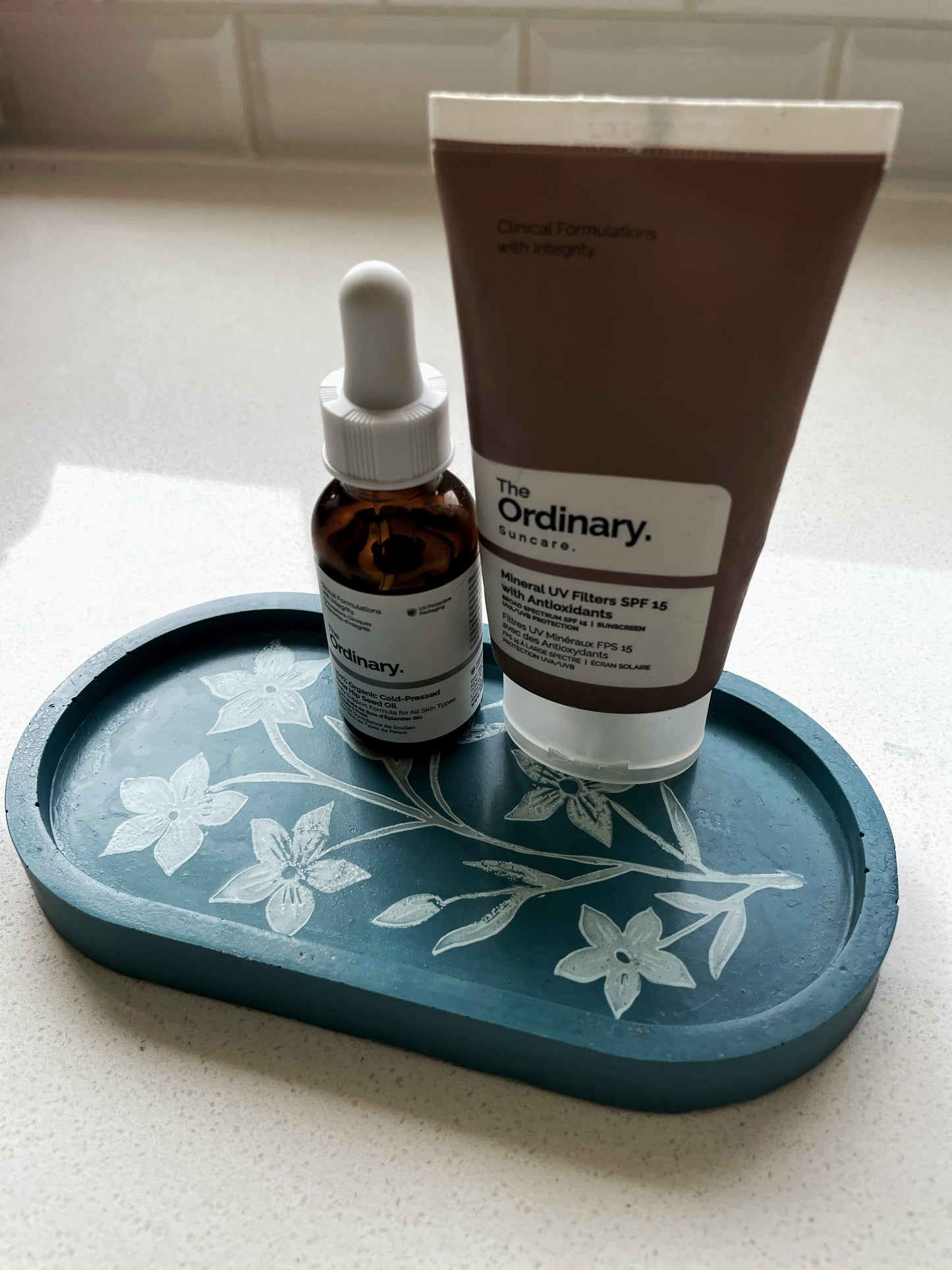 Oval Handprinted tray