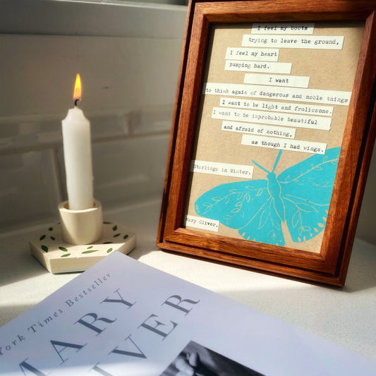 A poem in a frame