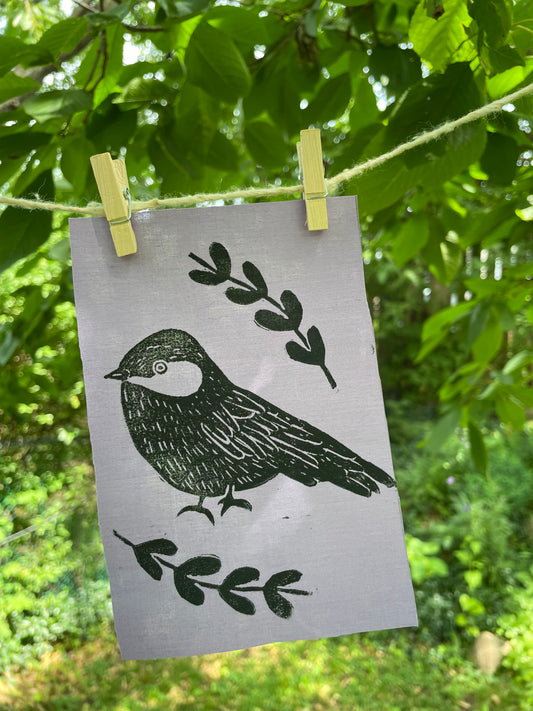 Chickadee Iron-on Patch