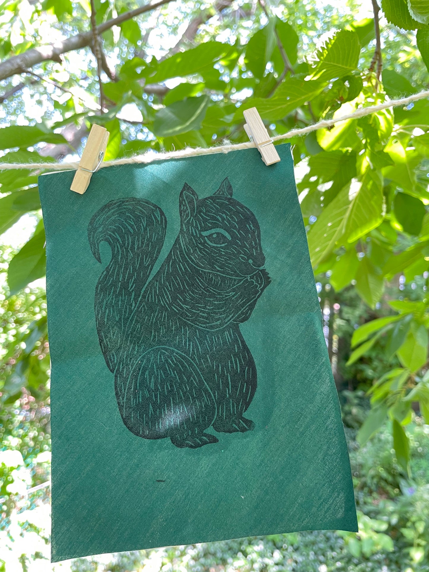 Squirrel Iron-on Patch